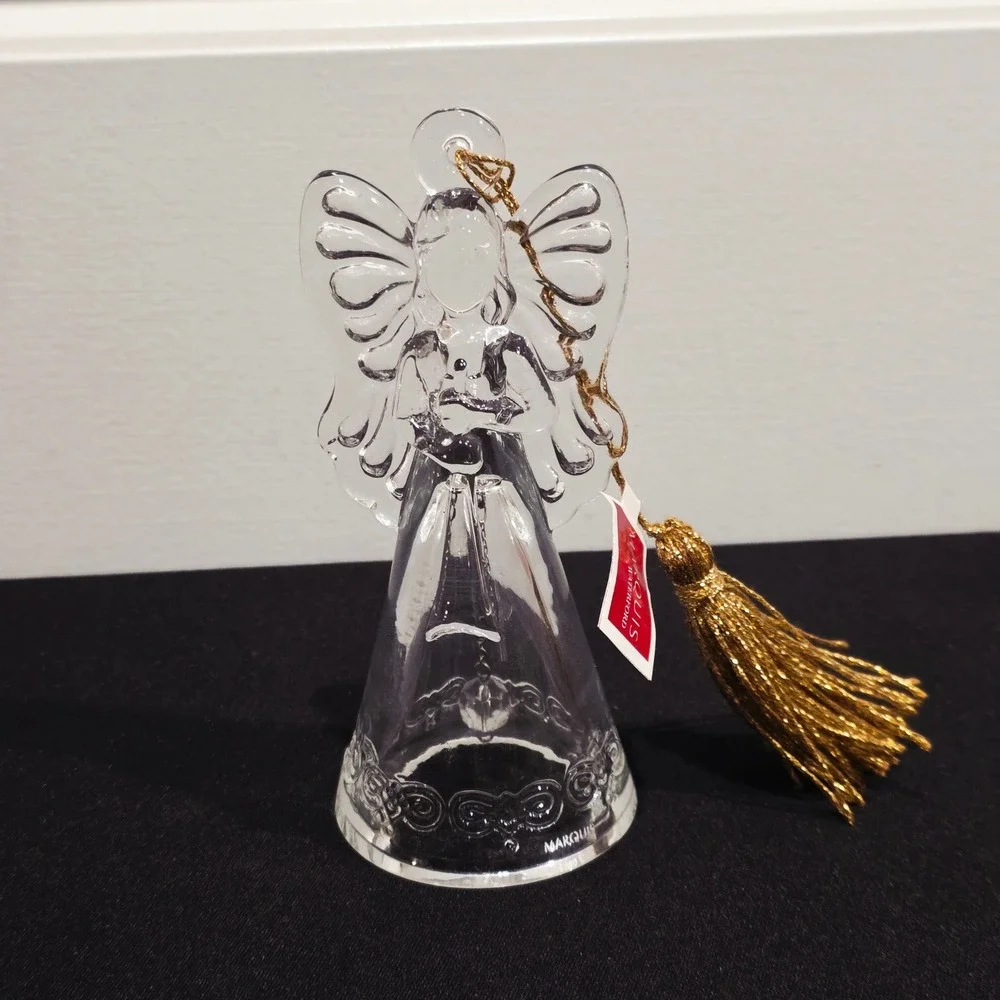 NEW Marquis by Waterford Glass Angel Annual‎ Bell Ornament